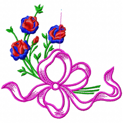 Flowers And Tree Embroidery Design 5 Flowers And Tree Embroidery Design 5